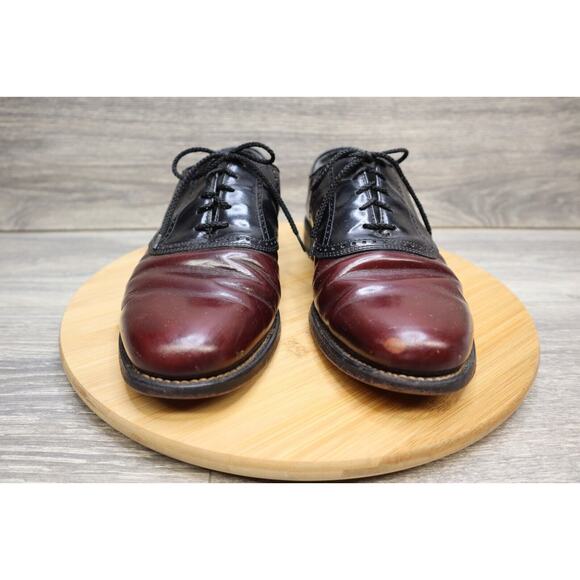 Goodyear Shoe Mens 9 M Neolite Brown Black Oxford Dress Almond Toe Leather main image 9